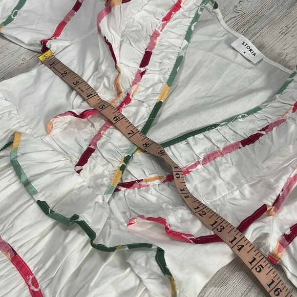 Storia Rainbow Striped Dress Size Small - Picture 7 of 11